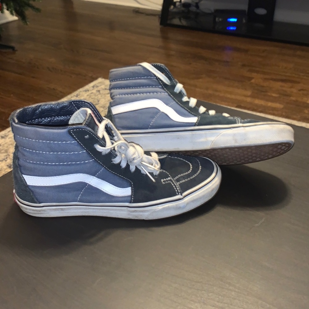 Women’s Navy High Top Vans